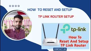 How to Reset And setup Configure Tp Link Router step by step full process |TP-Link Router Setup