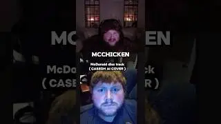 Caseoh reacts to Ai cover 😭🍟 #caseoh #ai #funny #memes #clips