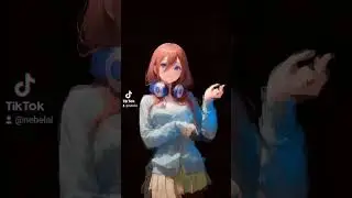 Miku Nakano ai cat lick dance #mikunakano #ai