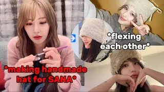 SAKURA and TWICE SANA openly flexing each other every time they have a chance