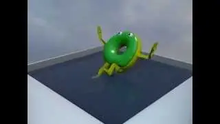 SideFX Houdini - FBX import from Blender + FLIP fluids test 1