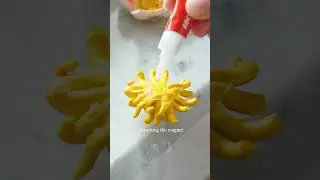 Making dandelion magnets 🌼 polymer clay session
