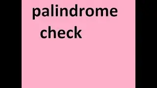 palindrome in java