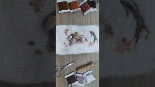 Рисунок 🐰 на варежках, продолжение...