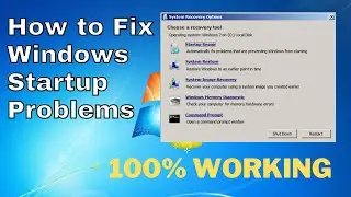 Step-by-Step Guide: Fix Windows 7 Startup Repair Issues #Windows7 #StartupRepair