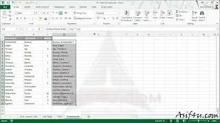 Data Entry || Excel 2013 Functions Training Bangla   15 || Concatenate Function in Excel