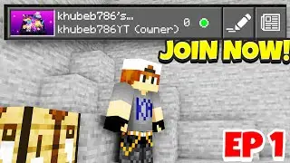 JOIN MY MCPE 1.19 REALMS SMP SERVER NOW! | Subscriber Realm SMP Episode 1