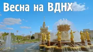 Весна на ВДНХ глазами FPV дрона