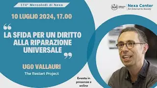 174° Mercoledì di Nexa - La sfida per un diritto alla riparazione universale