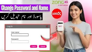 How to Change Name and Password of Zong 4G Device || How to Change Zong Device Password 