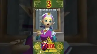 LOS 5 JUEGOS DE ZELDA MAS VENDIDOS #Shorts