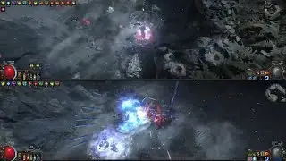 Kinetic Blast vs Power Siphon Path of Exile Build - Splitscreen