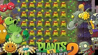 this is full corn vs big boss wwoww | plants vs zombie 2