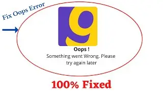 Fix Getir Oops Something Went Wrong Error. Please Try Again Later Problem Error Solved |AllTechapple