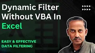 Dynamic Filter without VBA Part-01 | Filter as you type |  Filter in excel | हिंदी में