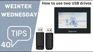 40: How to use two USB drives with a Weintek HMI - EasyBuilder Pro