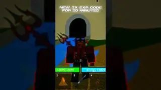NEW 2X EXP BLOXFRUITS CODE #roblox #shorts #bloxfruits