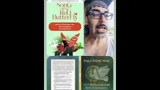Reading #poetry for #Palestine 🇵🇸 as part of Festival: Song of the Red Butterfly (3 Nov. 2024) #UK