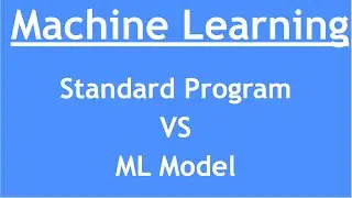 Intro to AI & ML - Part 2 : What is Machine Learning? | Standard Program VS Machine Learning Model