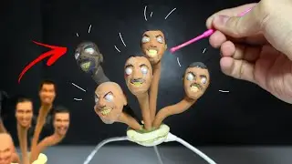 Гидра Скибиди Туалет 🚽 из пластилина - ржавик лепка