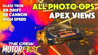 ALL Red Bull Photo Ops (Apex Views) The Crew Motorfest Red Bull Playground