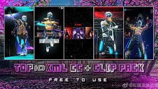 FREE FIRE TOP 10 XML CC + CLIPS | FREE FIRE CLIPS PACK | TOP 8 EMOTE CLIPS ⬇️ 