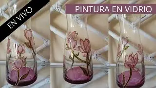 How to paint on curved glass, easy