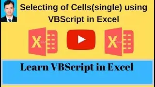select cells in excel using vbscript | Selecting single cell