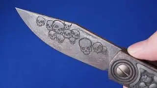 НОЖ MAKOSHA ONE-OFF SKULL МАКОША VEKSHA 2.0 M390 ТИТАН