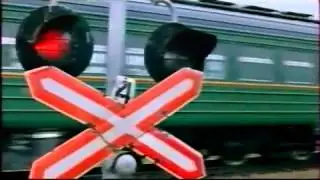 Заставка ОРТ 2001 Электричка