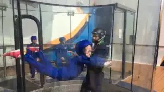 Miranda in the iFly aboard the Anthem of the Seas