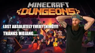 The WORST part of Minecraft Dungeons... LOST EVERYTHING!!! Thanks Mojang...