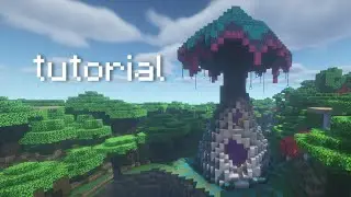 Minecraft Tutorial | Building a Mushroom Nether Portal