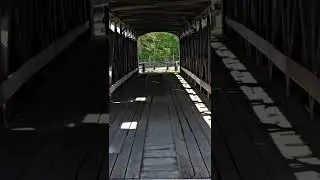 Drone Flight through Covered Bridge in Ohio...