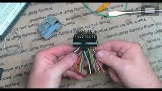 How to open Dodge JTEC PCM harness for easy wiring terminal inspection