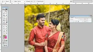 pre-wedding natural photo editing in Photoshop7 || Photoshop7.0 tutorial || #preweddingphoto