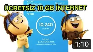 TURKCELL BEDAVA İNTERNET 2020