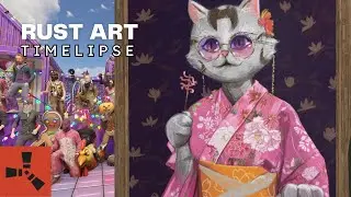 RUST ART Timelapse & Birthday - Hola Gato