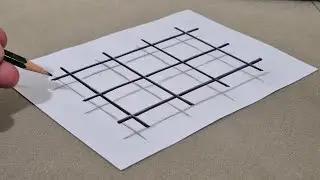 3d drawing on paper for beginner