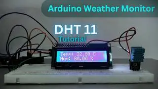 Arduino DHT11 + I2C LCD  Live Humidity & Temperature Display