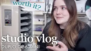 I bought a cheap used paper collator... can I fix it? | Sticker Biz Studio Vlog