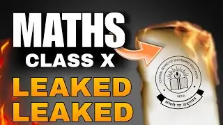 Class 10🔥MATHS Half Yearly LEAKED in 5mins😱