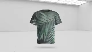 T-Shirt Animated Mockup | green design