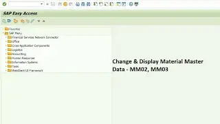 How to edit material master data in SAP MM