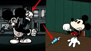 References in VS Mouse Part 3 | Mickey Mouse 3rd & 4th Phase FNF