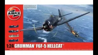 Airfix 1/24 F6F-5 Hellcat Kit review part 1
