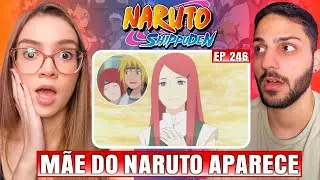 (HISTÓRIA DELA COM 4º HOKAGE REVELADA😳）Professora de Geografia ASSISTE NARUTO SHIPPUDEN｜EP 246｜REACT