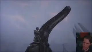 Jerma's reaction to giant dong statue (Scorn stream)