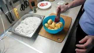 Картошка в жировой сетке