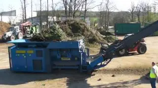 Промышленный шредер Husmann HL II 1622 для древесных отходов